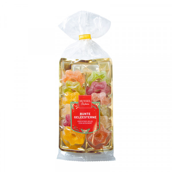 HUSSEL Bunte Geleesterne, 150 g