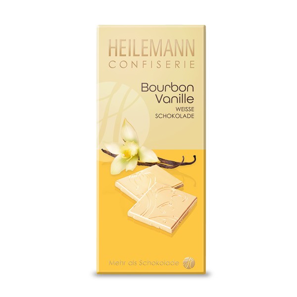 Heilemann Bourbon Vanille weiße Schokolade, 80 g