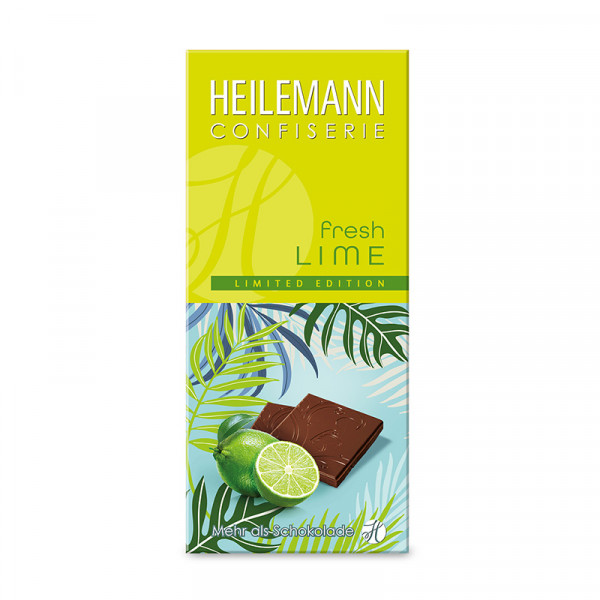 Heilemann Sommer-Schokolade fresh LIME, 80 g