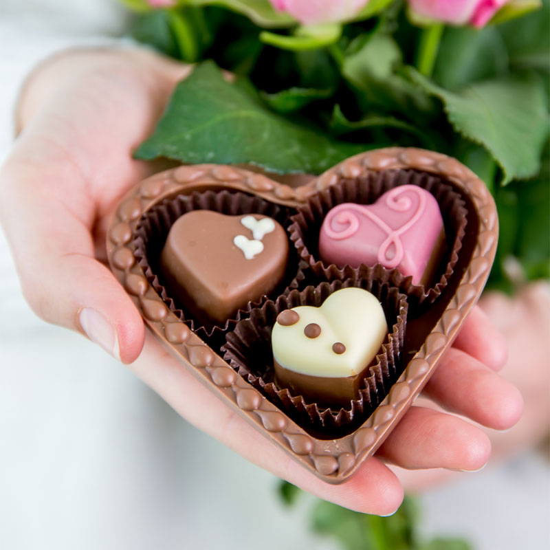 Pralinen Herz Muttertagsgeschenk