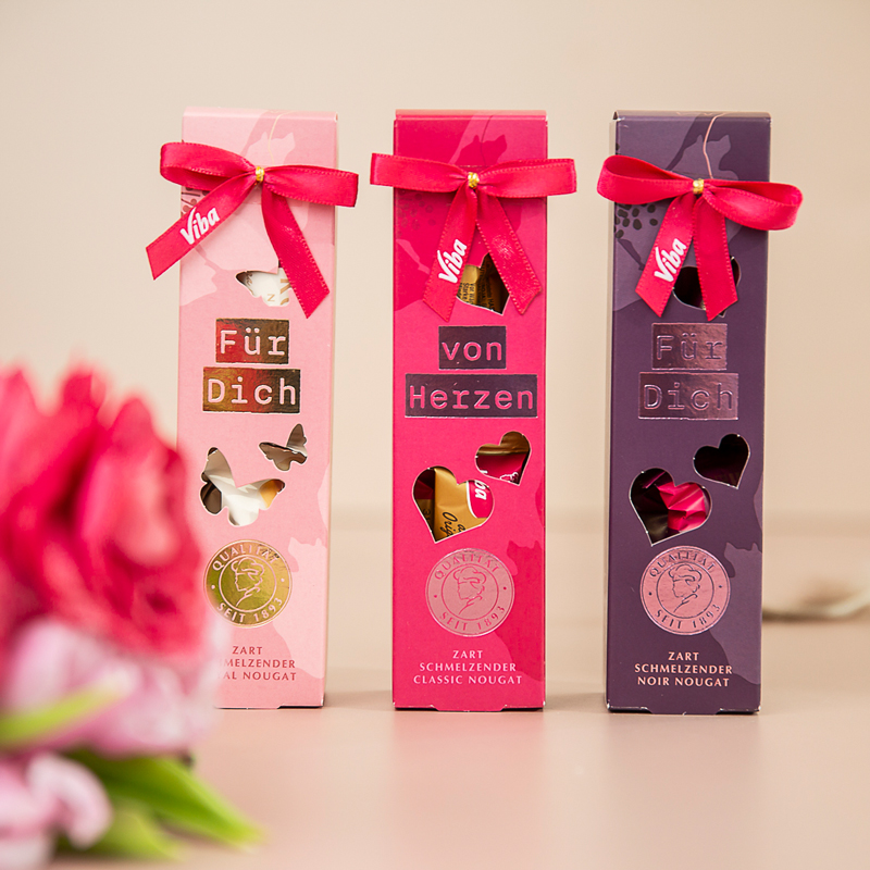 Geschenk zum Frauentag Viba Genusszeit Grußbote