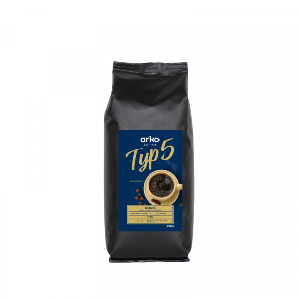 arko Kaffee Typ 5 Softbag, gemahlen, 250 g