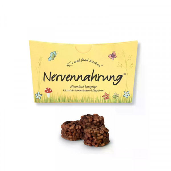 "Nervennahrung" Getreide-Schokoladen-Häppchen 125 g 