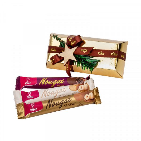 Viba Goldbarren mit Nougatstangen, 230 g