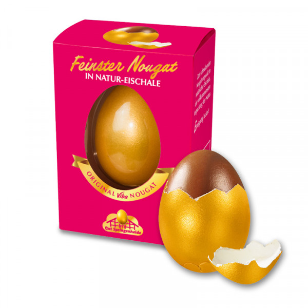Viba Nougat Osterei in Natureischale, 50 g