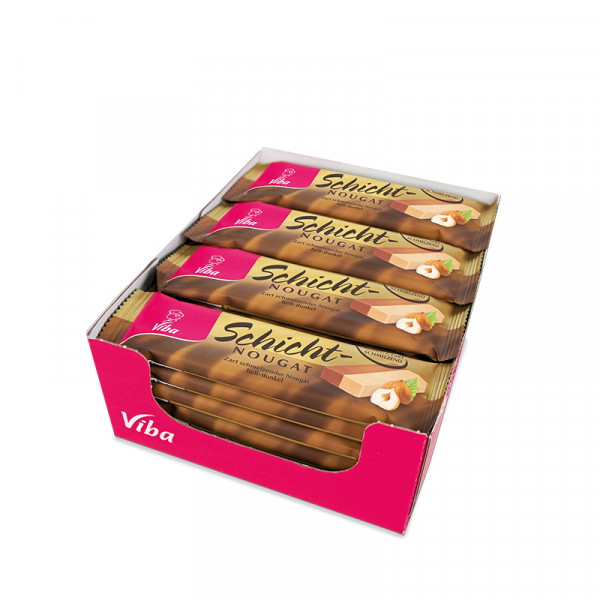 Viba Schicht-Nougat Riegel, 20 x 40 g