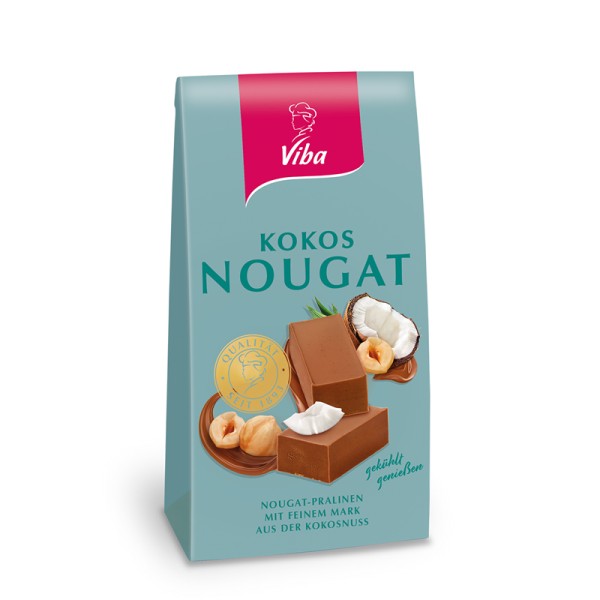 Viba Kokos Nougat Beutel, 100 g