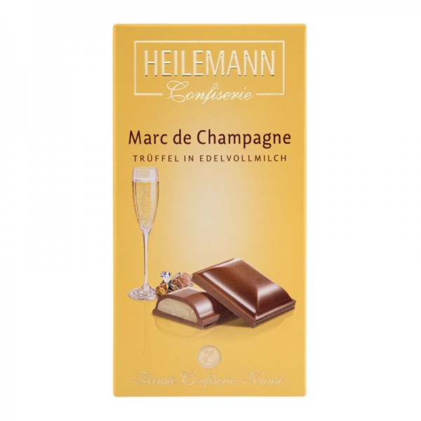 Heilemann Marc de Champagne-Trüffel Edelvollmilch-Schokolade, 100 g