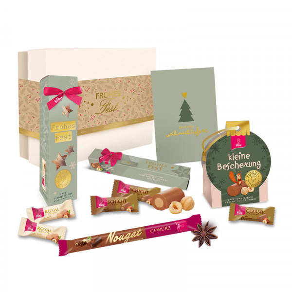 Viba Geschenkbox "Weihnachtliche Genussmomente", 170 g