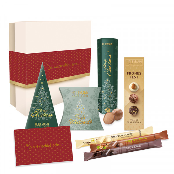 Heilemann Geschenkbox "Merry Christmas", 376 g