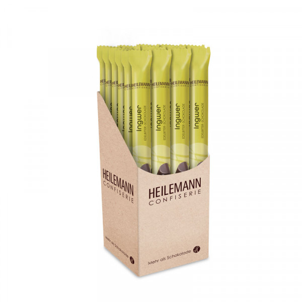 Heilemann Stick Ingwer Zartbitter-Schokolade, 24 x 40 g