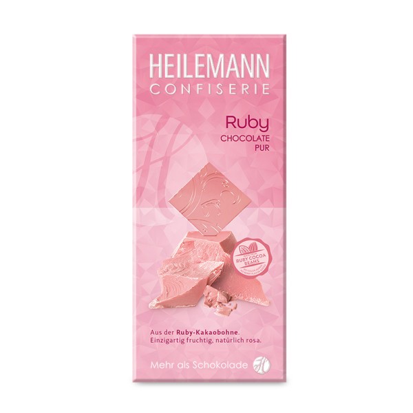 Heilemann Ruby Chocolate pur, 80 g