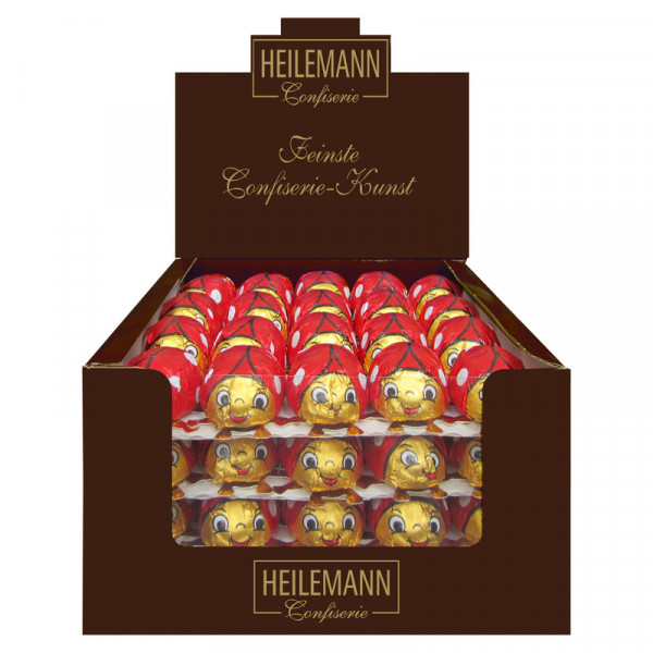 Heilemann Glückskäfer Vollmilch, 80 x 10 g