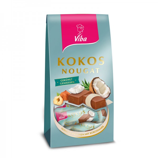 Viba Kokos Nougat Beutel, 100 g