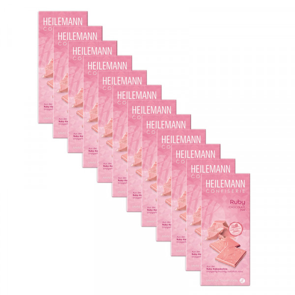 Heilemann Ruby Chocolate pur, 12 x 80 g