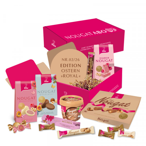 Viba Nougat-Abo Box Ostern Royal Edition, 943 g