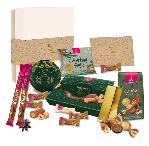Viba Geschenkbox "Große Weihnachtsvielfalt", 625 g