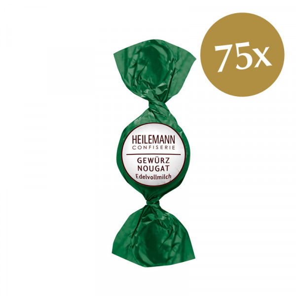 Heilemann Gewürz-Nougat Praliné-Kugel, 75 x 15 g