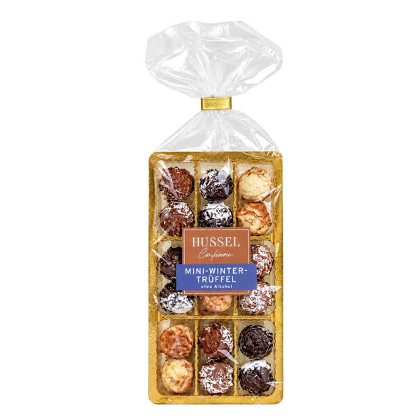 HUSSEL Mini-Wintertrüffelmischung ohne Alkohol, 100 g