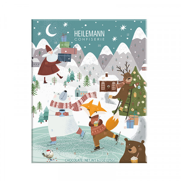 Heilemann Kinder-Adventskalender Edelvollmilch, 175 g