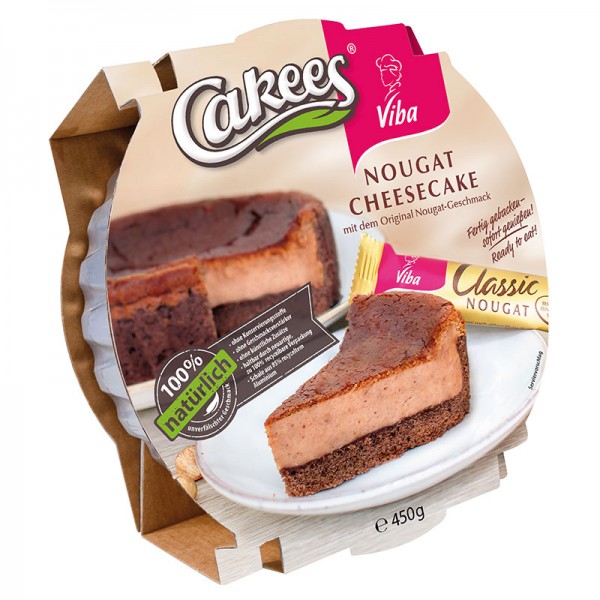 Cakees Nougat-Cheesecake, 450 g