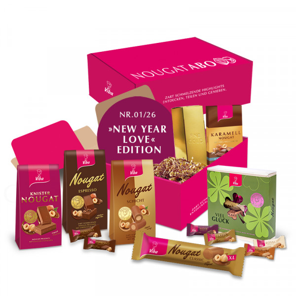 Viba Nougat-Abo Box New Year Love Edition, 900 g