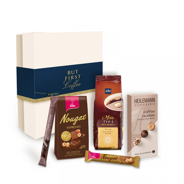 Geschenkbox "But first Coffee", 530 g
