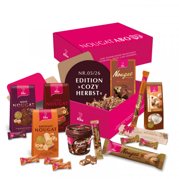 Viba Nougat-Abo Box "Cozy Herbst"-Edition, 1055 g