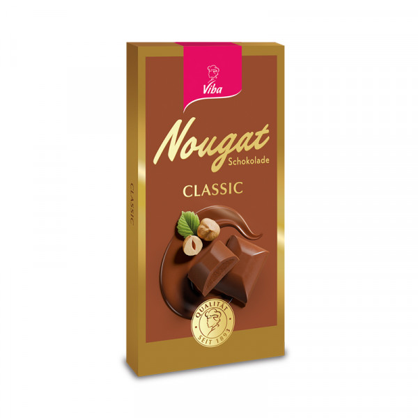 Viba Nougat-Tafelschokolade Classic, 100 g