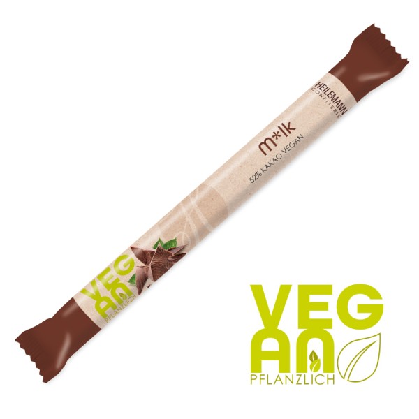 Heilemann vegane Schokolade Stick 52% Kakao "M*lk", pur, 40 g
