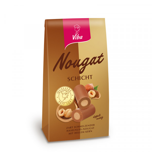 Viba Schicht-Nougat Beutel, 100 g